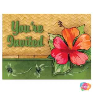 CONVITE BAMBOO WEAVE COM 8 UNID VERDE CLARO