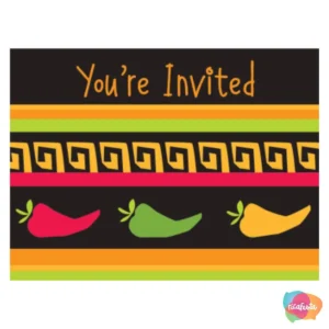 CONVITE  FIESTA GRANDE COM 8 UNID