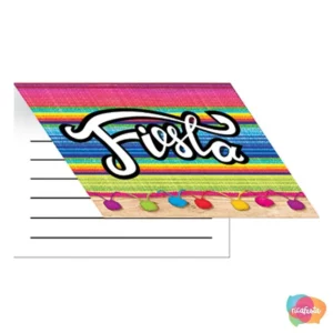 CONVITE PAPEL FIESTA MEXICANA C/8
