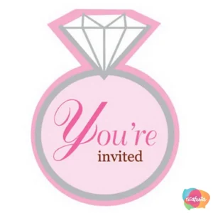 CONVITE BRIDE 2 BE DOTS COM 8 UNID