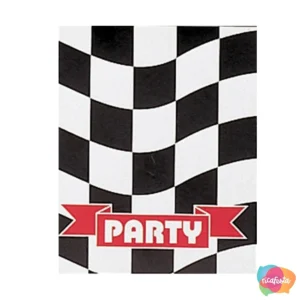 CONVITE FESTA CORRIDA COM 8 UNID PRETO