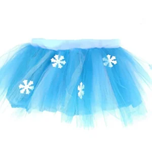 Saia Infantil Princesa Tam 02 Azul Claro