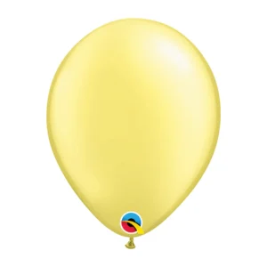Balão Látex Qualatex 11 Polegadas Amarelo Pastel 27 Cm Com 25 Unid