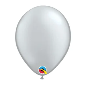 Balão Látex Qualatex 11 Polegadas Cinza 27Cm Com 25 Unid
