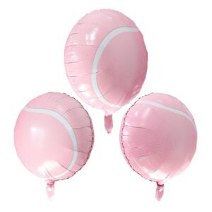 Balão Metalizado Bola de Tênis Pink  20 polegadas