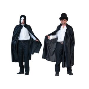 Fantasia Adulto Halloween Black Cape Tamanho Único