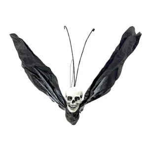 Borboleta Skull Decorativa 50X8X39cm