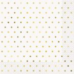 Guardanapo de Papel Poá Dourado 32x32 cm