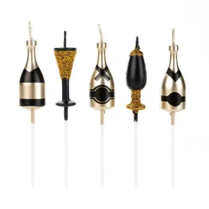 Kit Mini Vela Champagne 3 unid