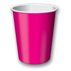 Copo de Papel Magenta 270 ml com 10 unid