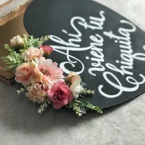 Lousa em MDF para Personalizar Coração