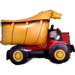 Balão Metalizado Caminhão Construção 32 polegadas