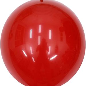 Balão Látex Link com 50  unidades Vermelho