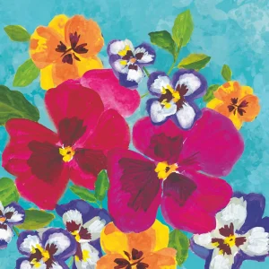 Guardanapo de Papel Pansy Power 33x33 cm