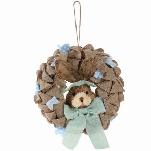 Guirlanda Juta Coelho Páscoa 27 cms