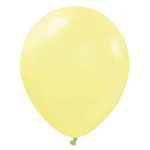 Balão Látex Amarelo Pastel 11 Polegadas com 50 Unidades