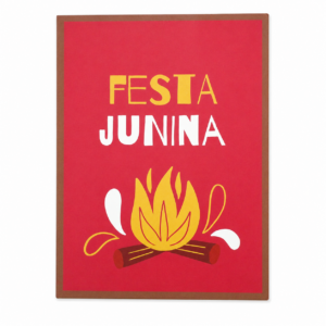Quadro de MDF Festa Junina Sortidos 22x16 cm 1 Unidade