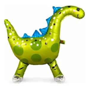 Balão Metalizado Dinossauro com Rodas 99 cm