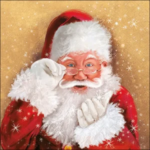 Guardanapo de Papel Noel com 20 Unid 33x33 cm