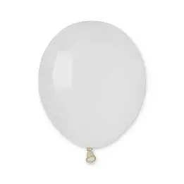 Balão Latex Eco 5 polegadas Branco com 50 unidades