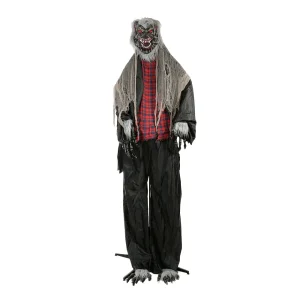 Boneco Animado Lobisomem Halloween Raul 2,46 metros