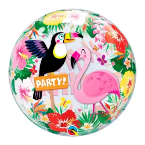 Balão Bubble Tropical 22 Polegadas 56 cm